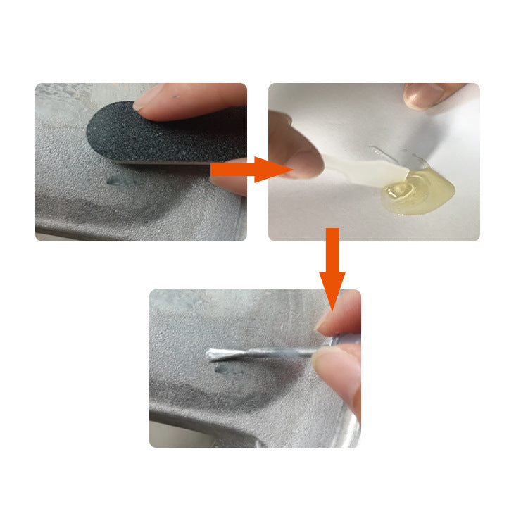 Car wheel repair agent