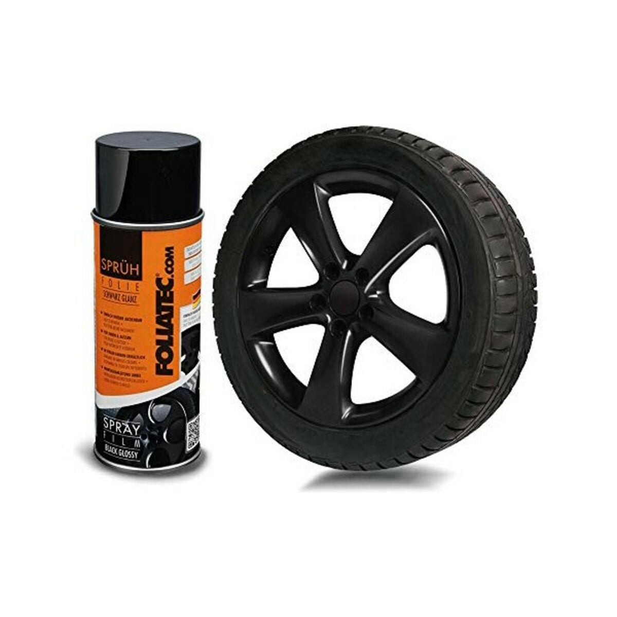 Liquid Rubber for Cars Foliatec 2036 Black Shiny 400 ml-0