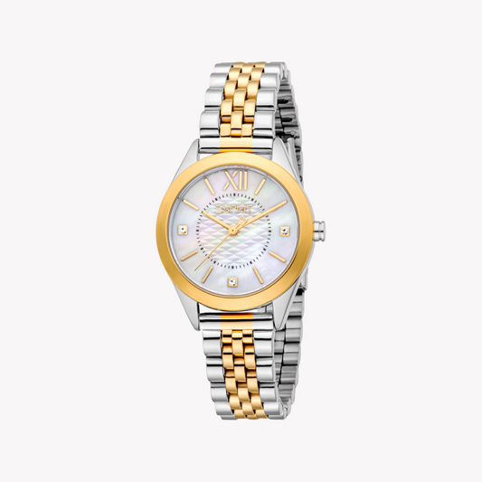 ESPRIT Women's Silver & Gold Watch | ES1L434M1055-0
