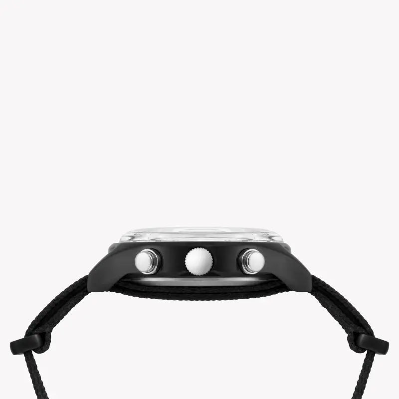 Timex Men's Black Fabric Watch, Stainless Steel Case | TW2T29700-1