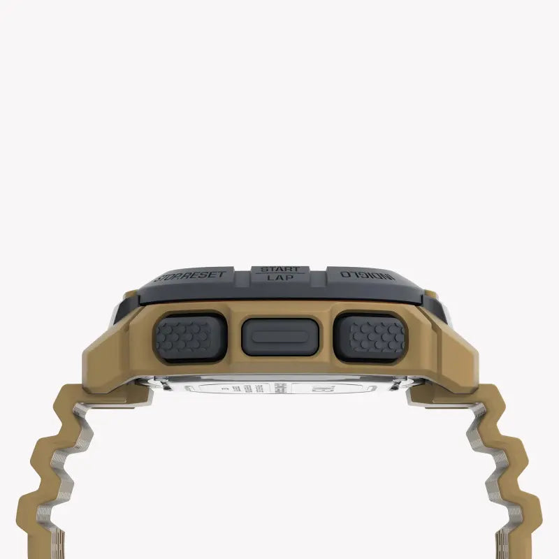 Timex Men's Tan Silicone Watch, Digital Dial | TW5M35900-1