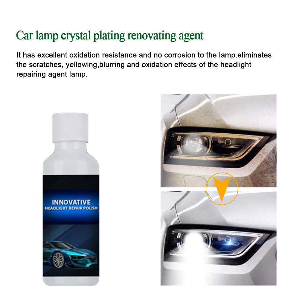 Car headlight repair fluid