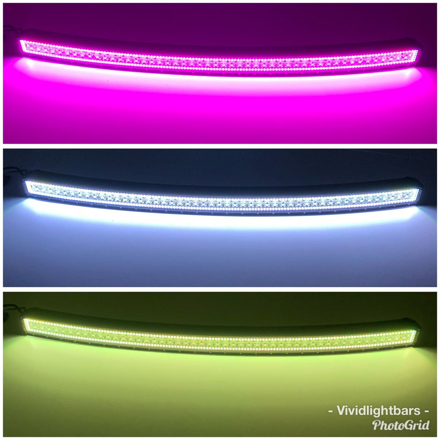 54'' RGB Halo Curved Light Bar