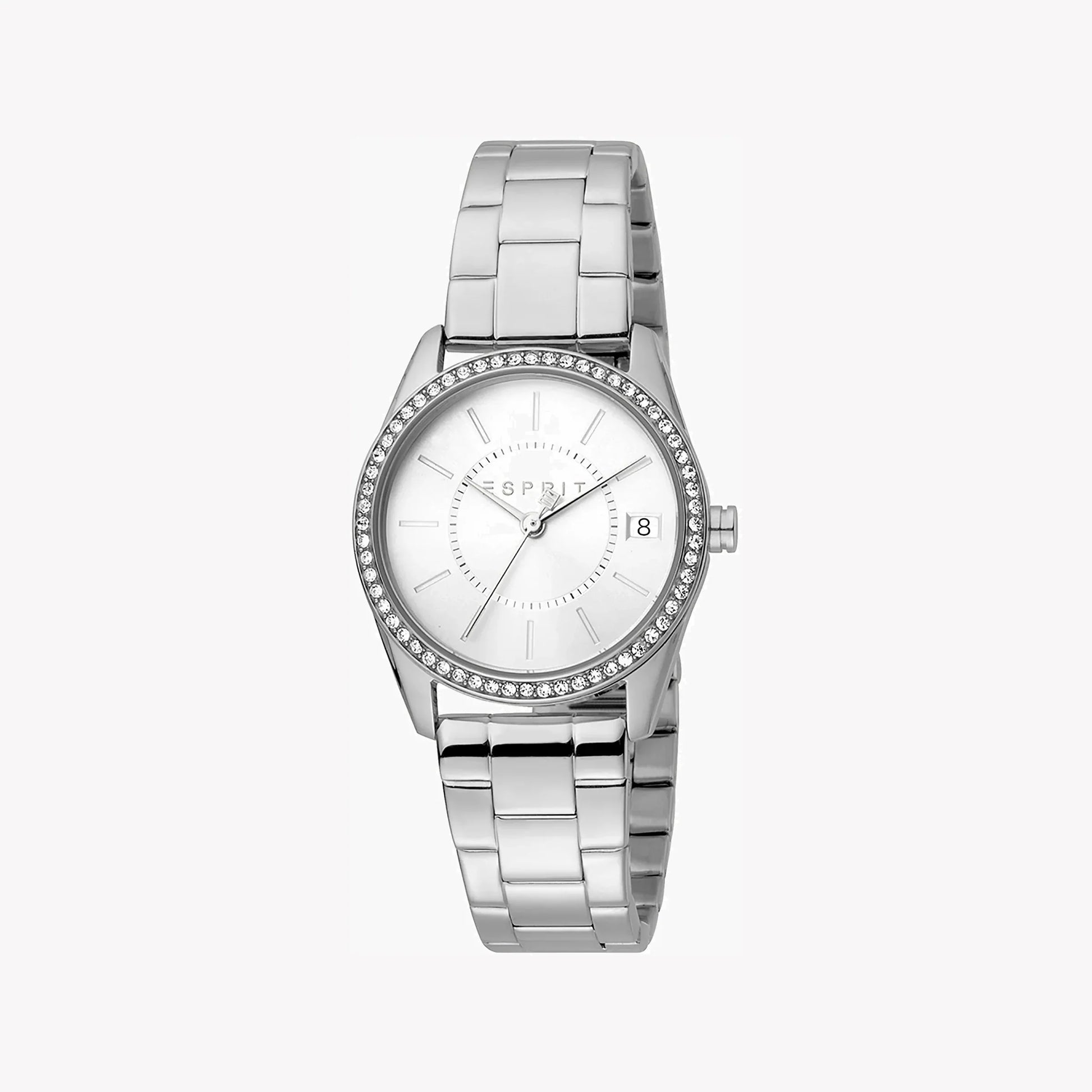 Esprit Women's Silver Stainless Steel Watch, Silver Dial | ES1L178M0025-0