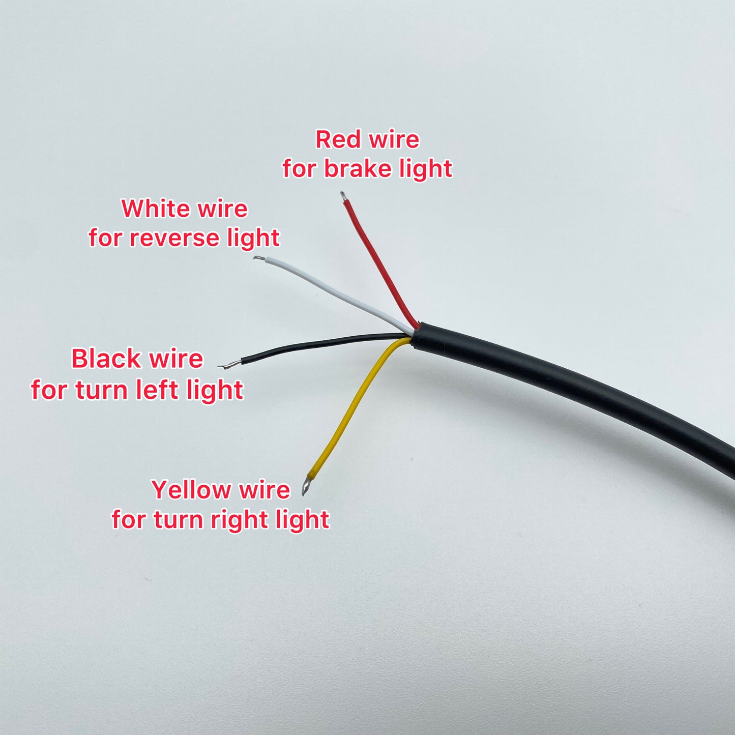 ADD BRAKE/TURN SIGNAL/REVERSE WIRES