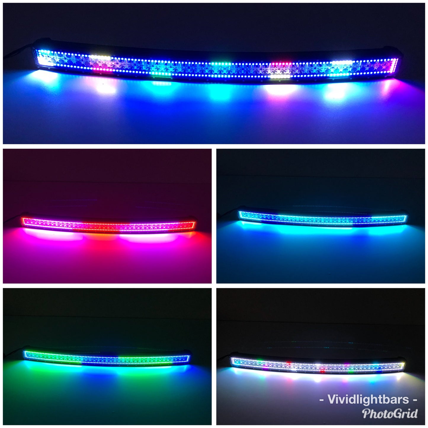 41.5" Curved RGB Chasing Halo Light Bar