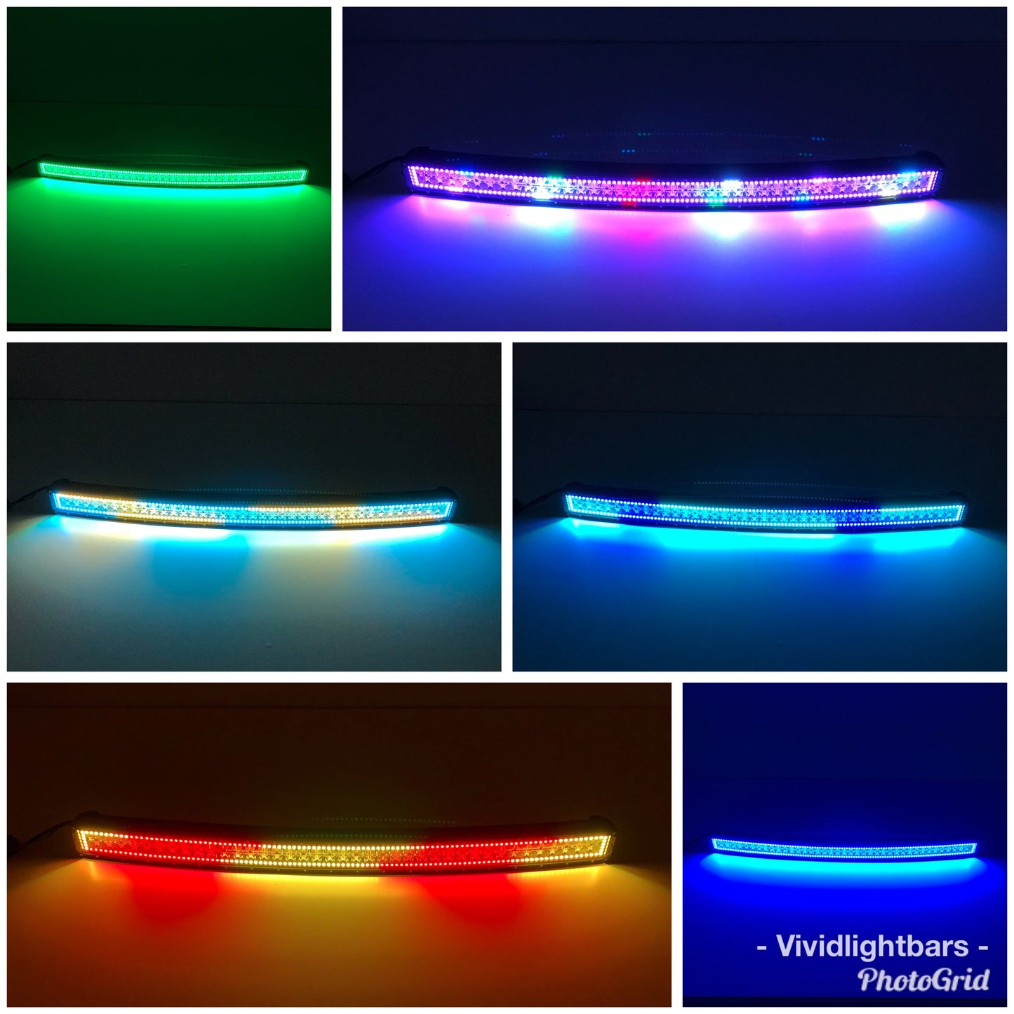 41.5" Curved RGB Chasing Halo Light Bar